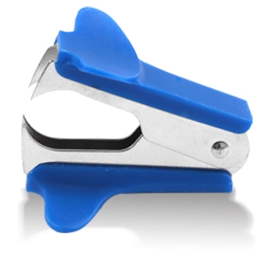 blue staple remover