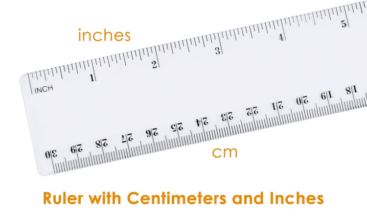 EXACT INCH Plastic Ruler