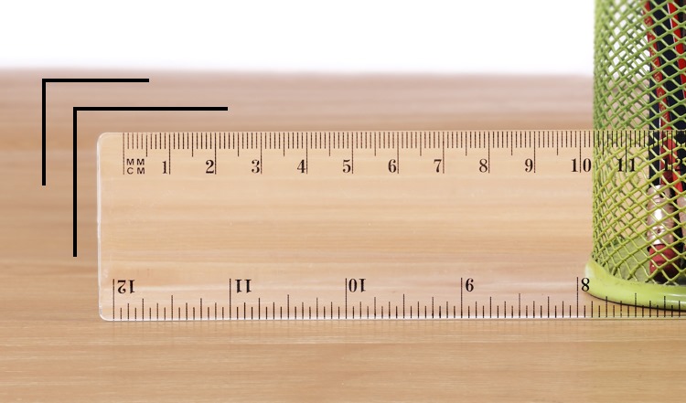 CLEAR and STRAIGHT Plastic Ruler