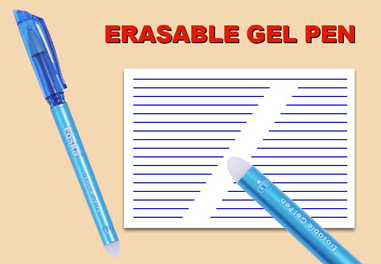 Foska erasable gel pen