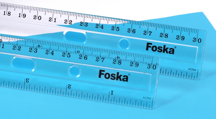 Ruler with Circular Hole Design