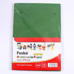 A4 Glitter corrugated craft paper