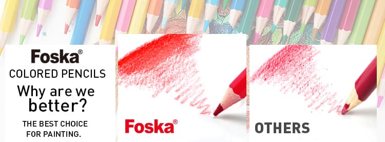 FOSKA Wooden Coloring Pencils