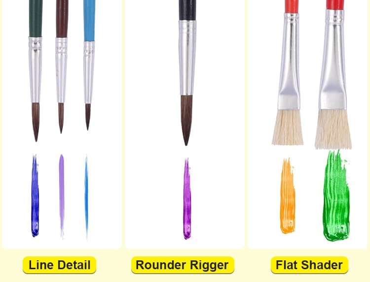 Art Brushes in Various Sizes