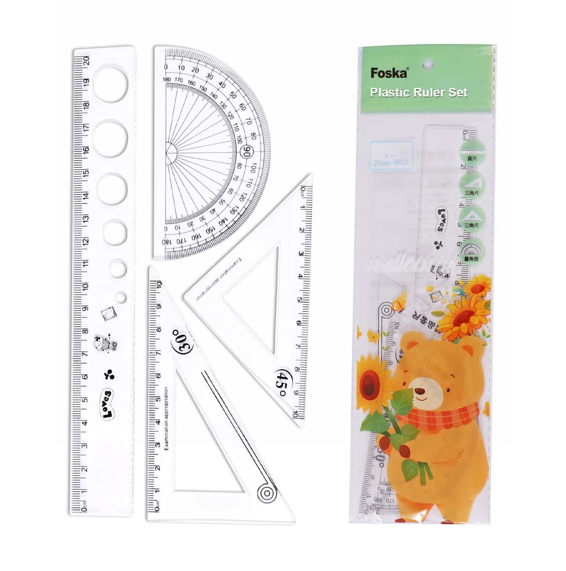 EXACT INCH Plastic Ruler