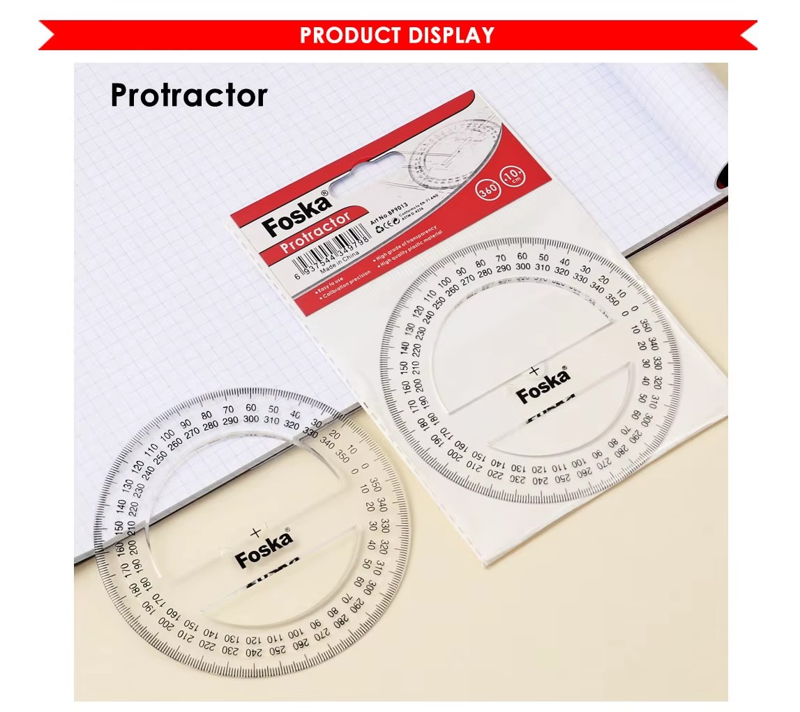 plastic 10cm Protractor