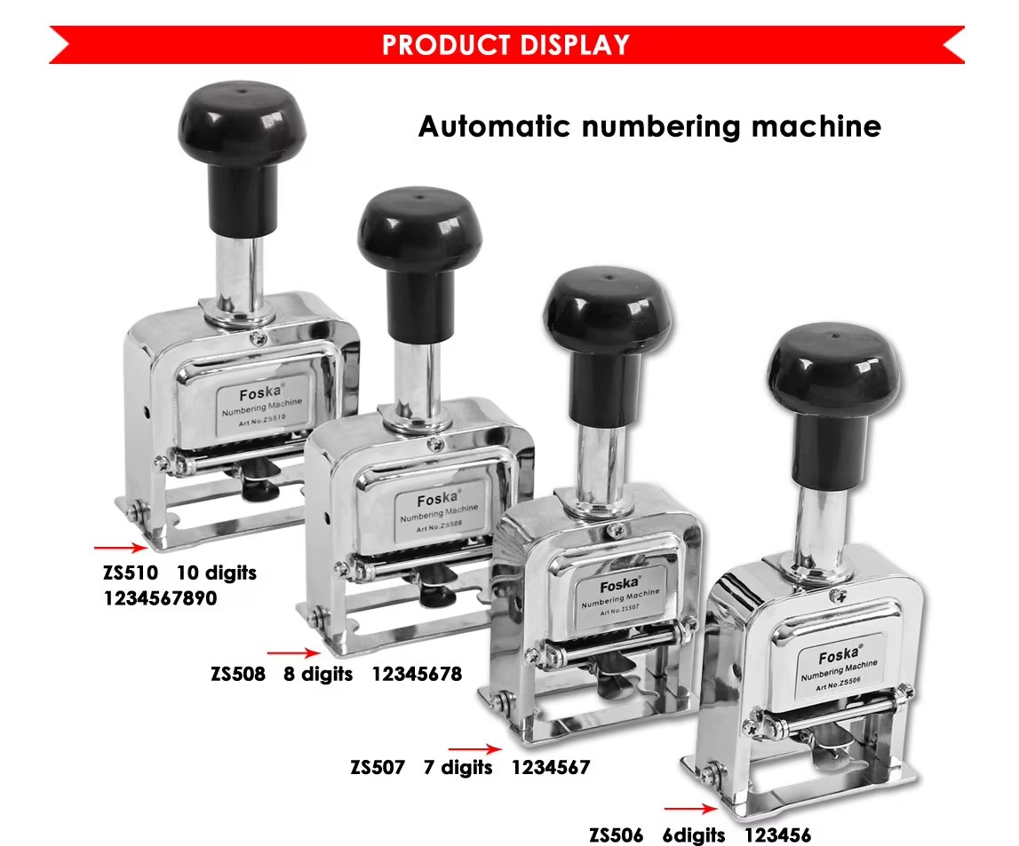 6/7/8/10 Digits Number Machine