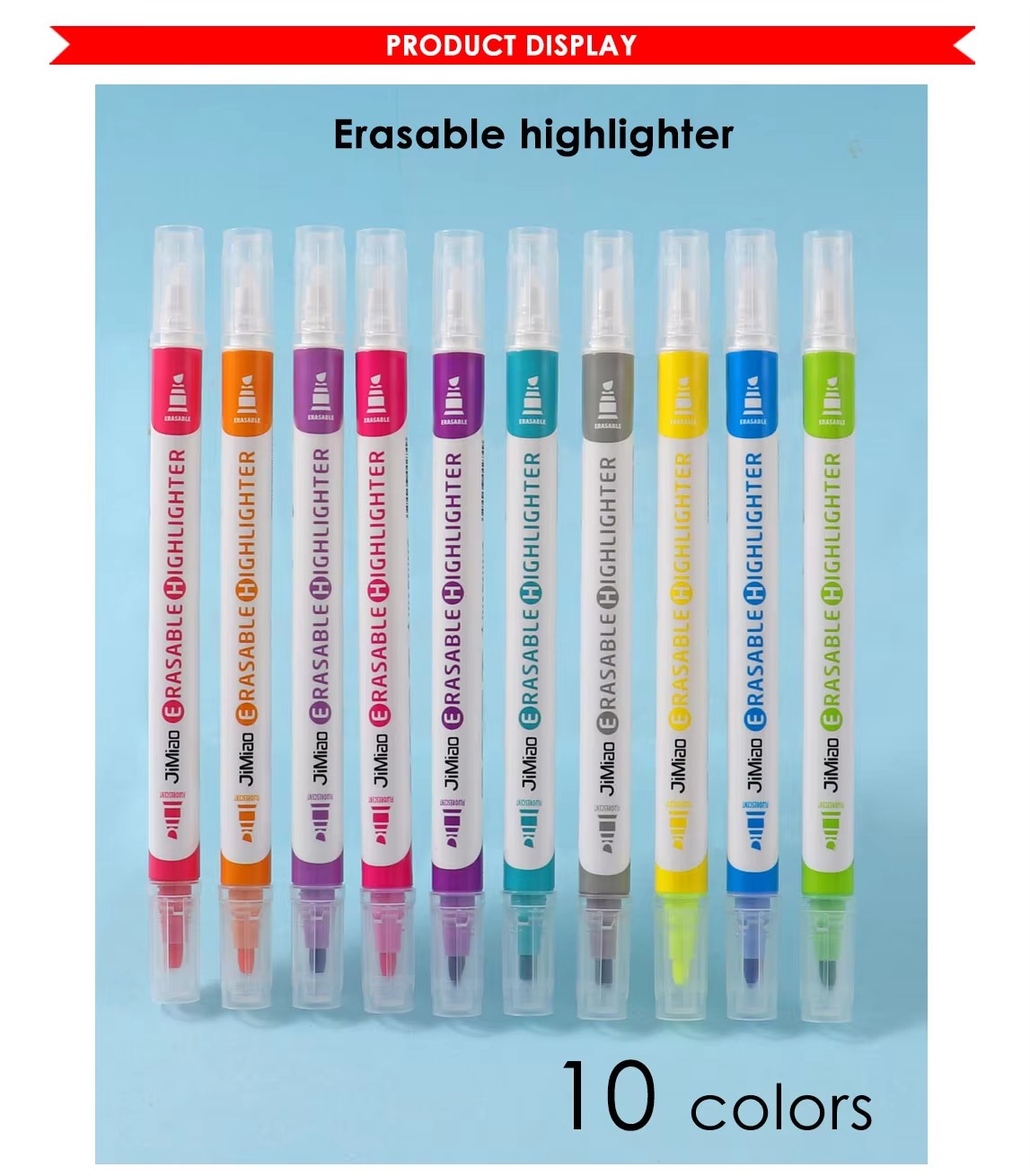 Erasable highlighter