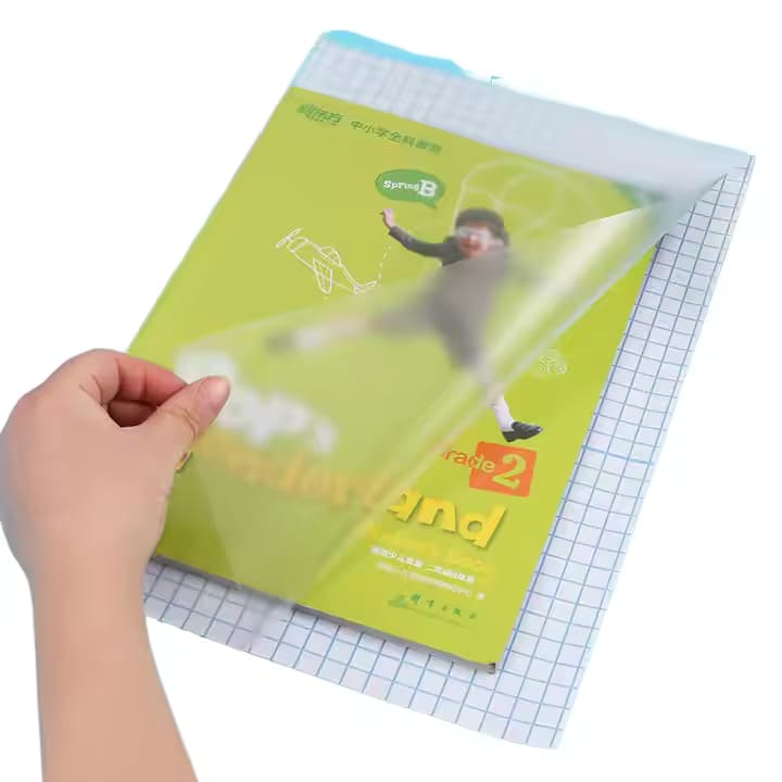 Clear Self-adhesive Book Cover