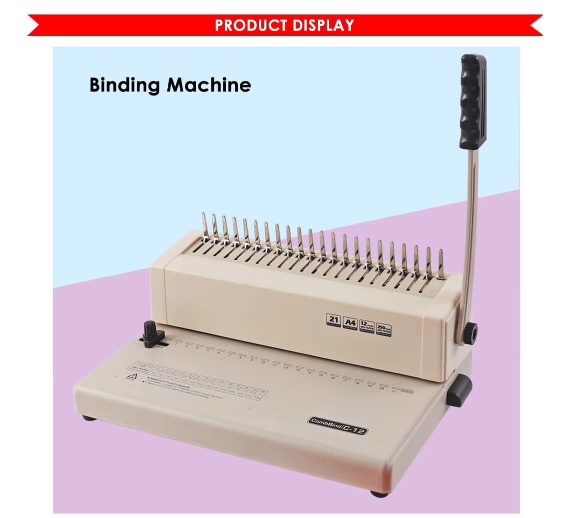 Comb Book Binding Machine