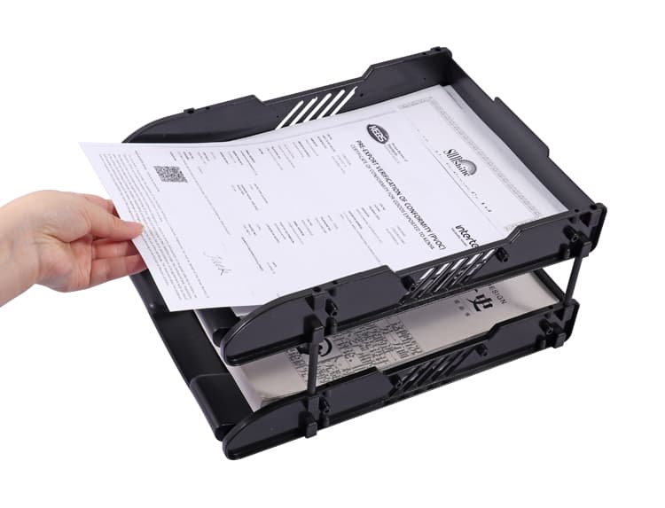 2-layer office tray