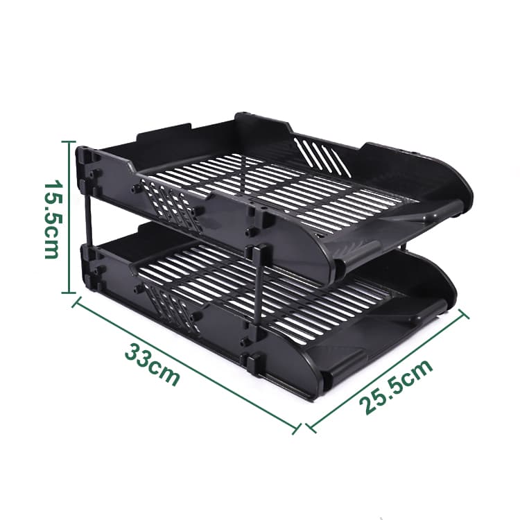 2-layer office tray