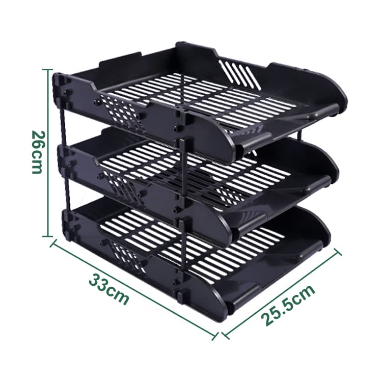 3-layer office tray