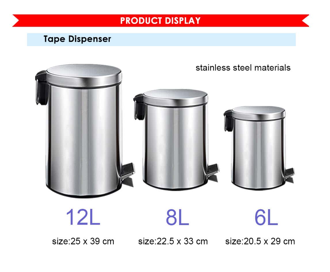 5L stainless westbin