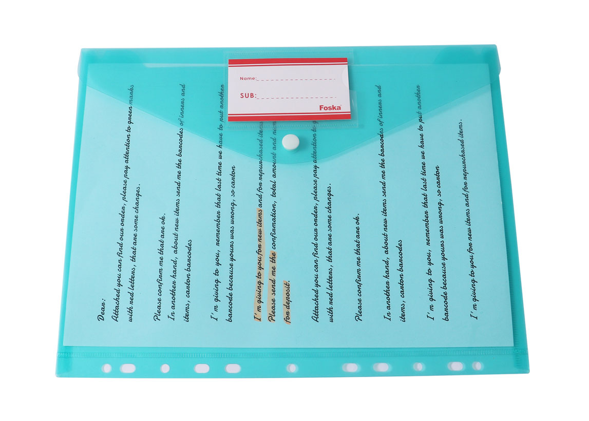 11 Holes File Pocket