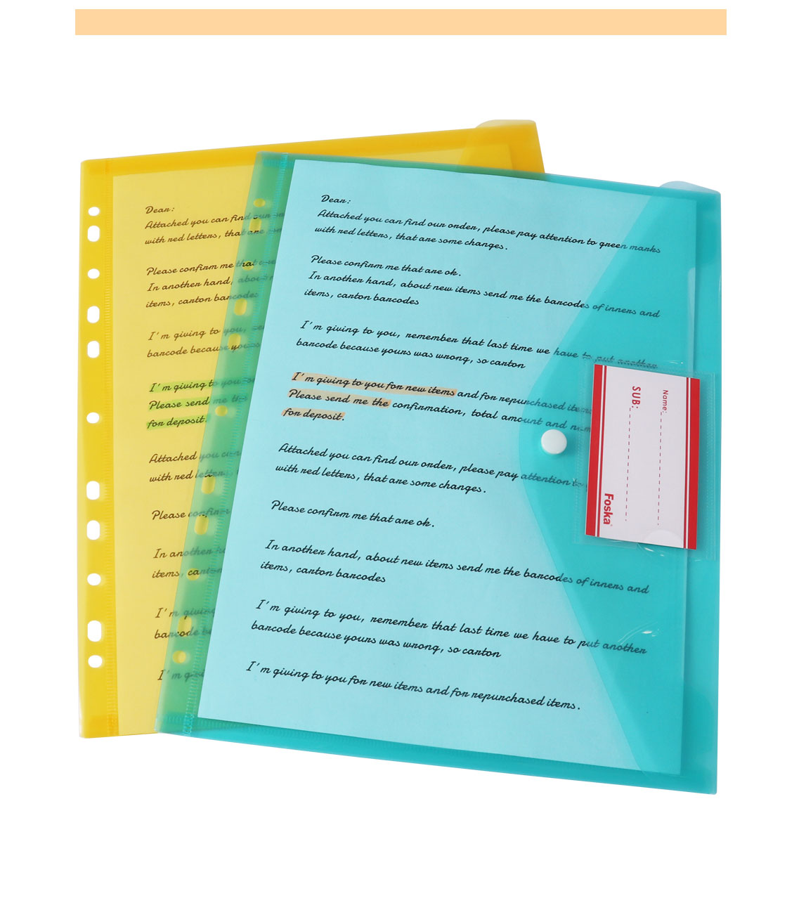 0.18mm Thickness File Pocket