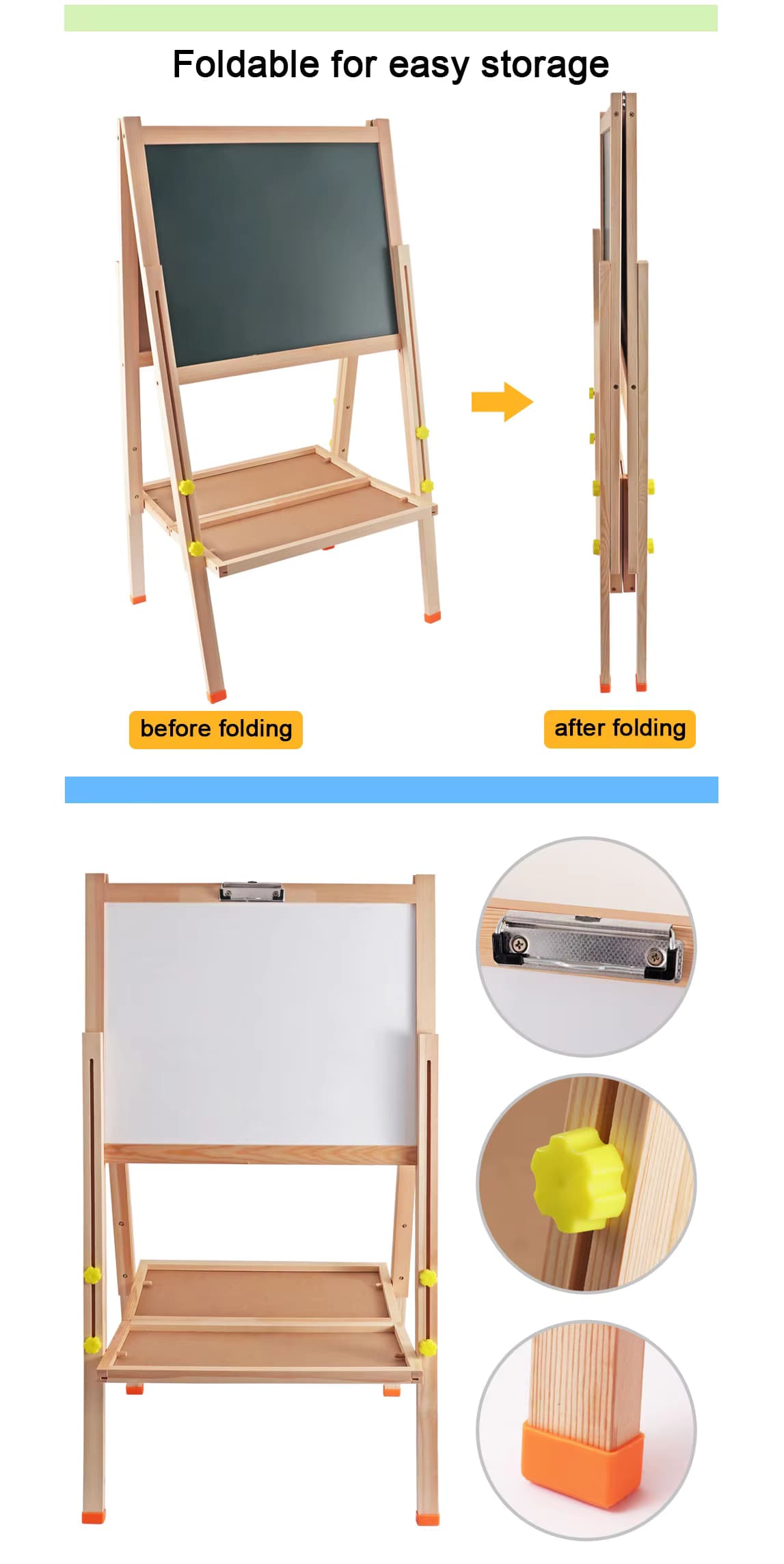 Foldable Wood Drawing Board