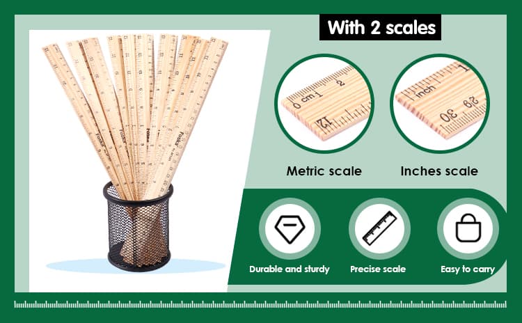 Measurement Tool Wooden Ruler