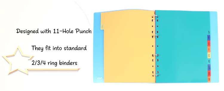 Waterproof Durable Index Divider