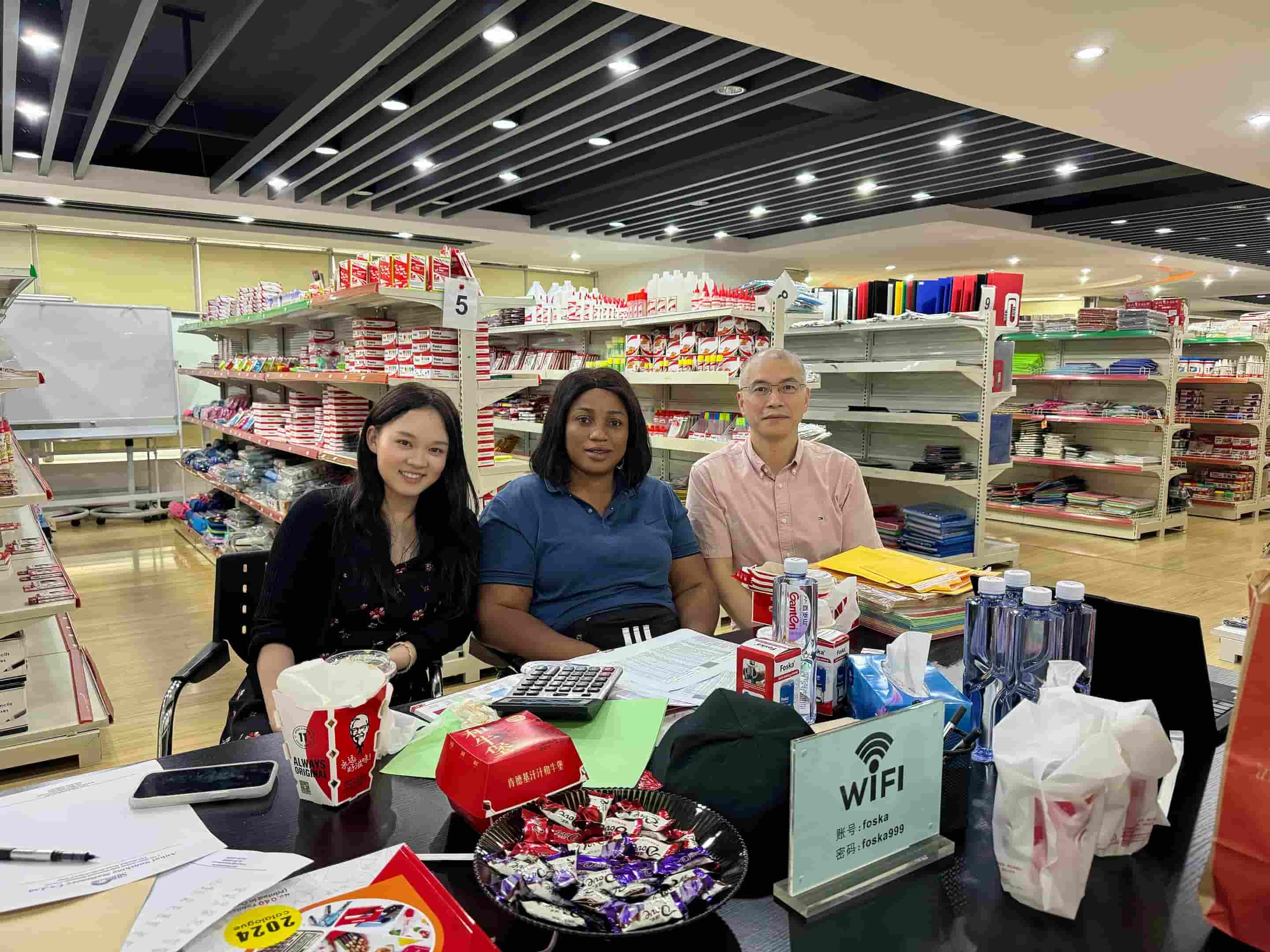 Un cliente guineano realiza un pedido en tiempo récord