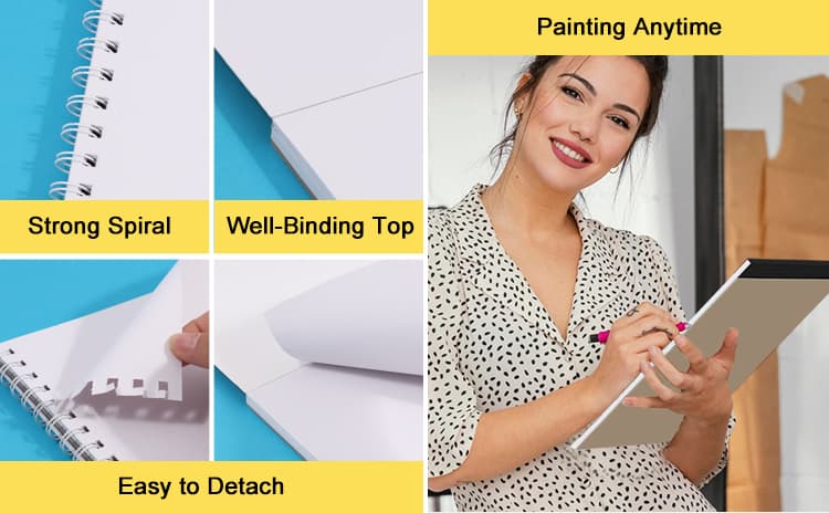 Sketch Pad A3 top glued open Sketch Pad A3 top glued open