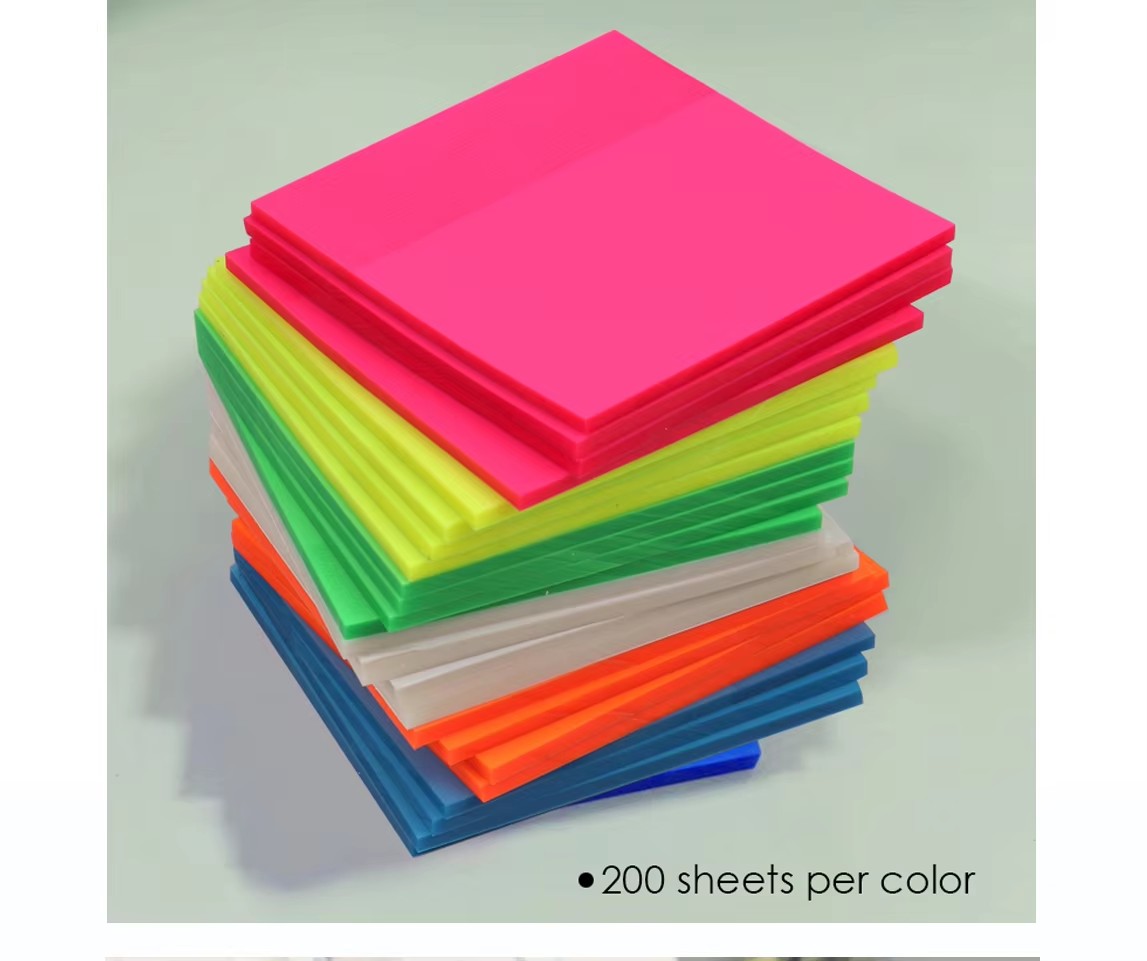 Colored Writable notes Colored Writable notes