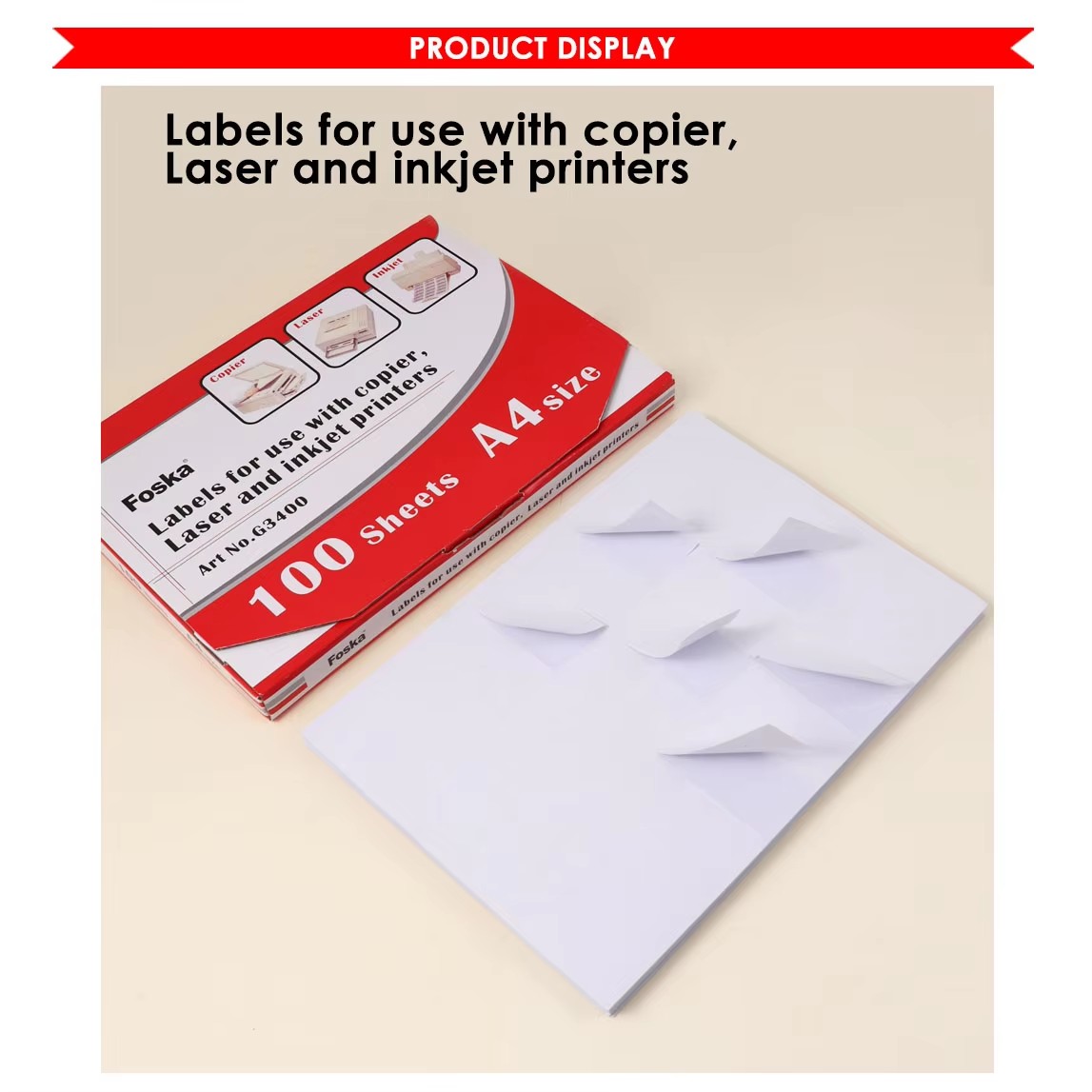 Different Size label