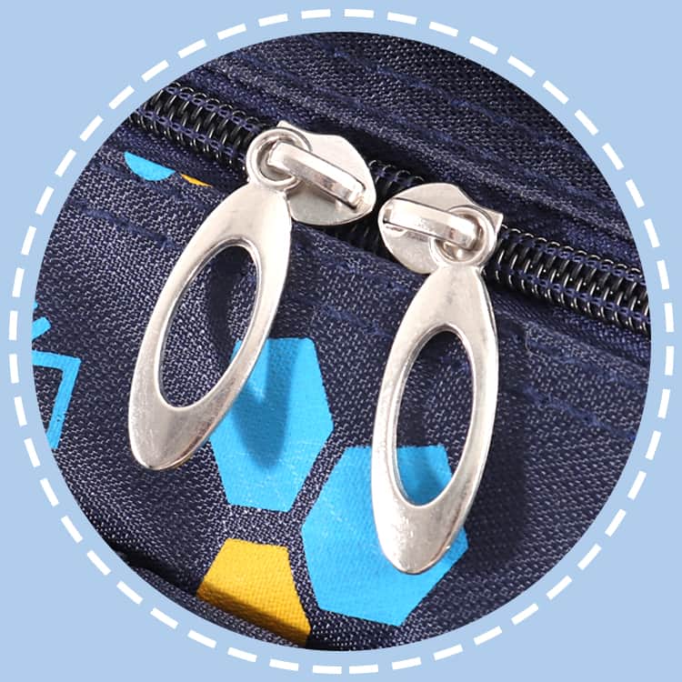 Zipper school bag