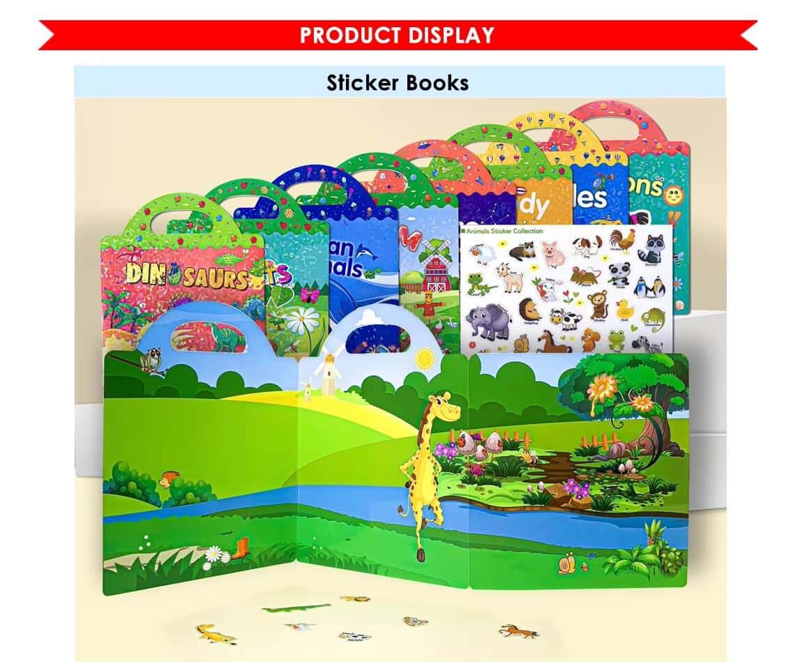 paper sticker books