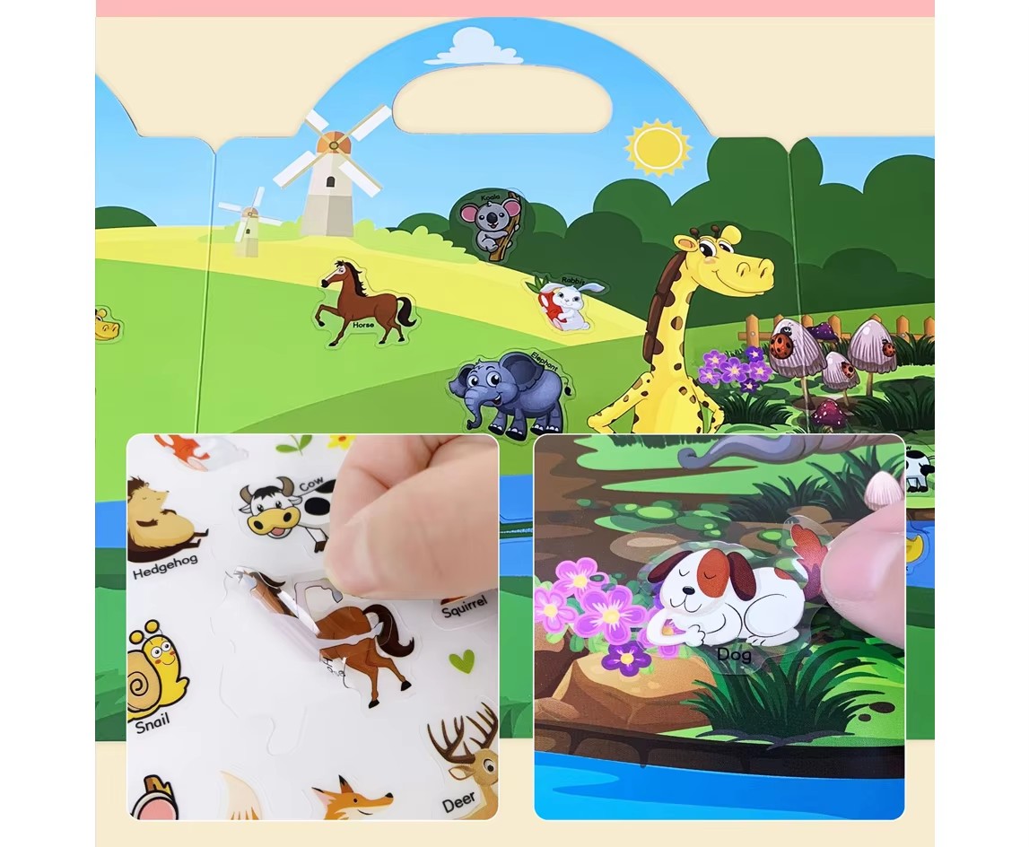 Sticker books puzzle