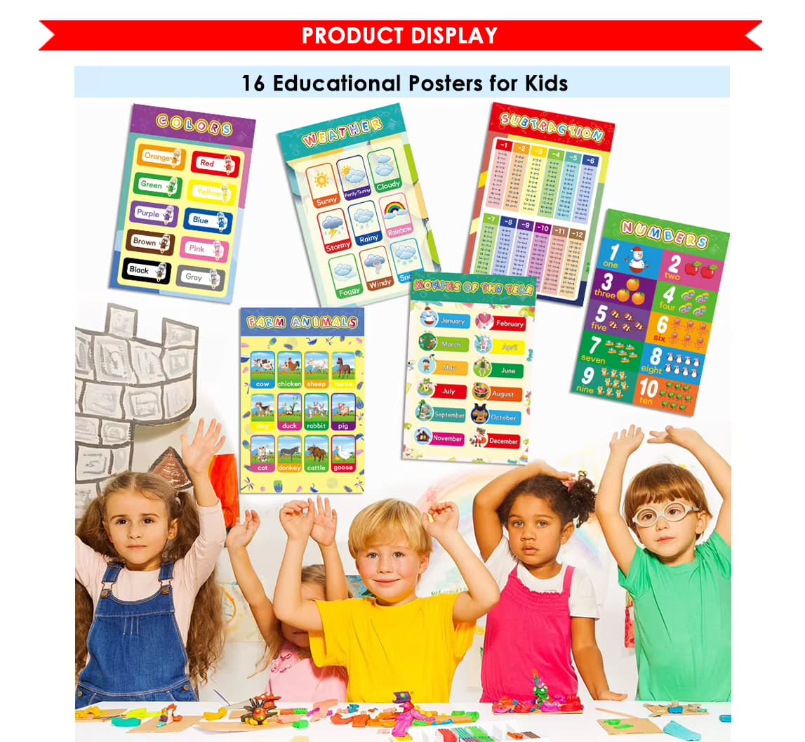 16 Educational Posters for Kids