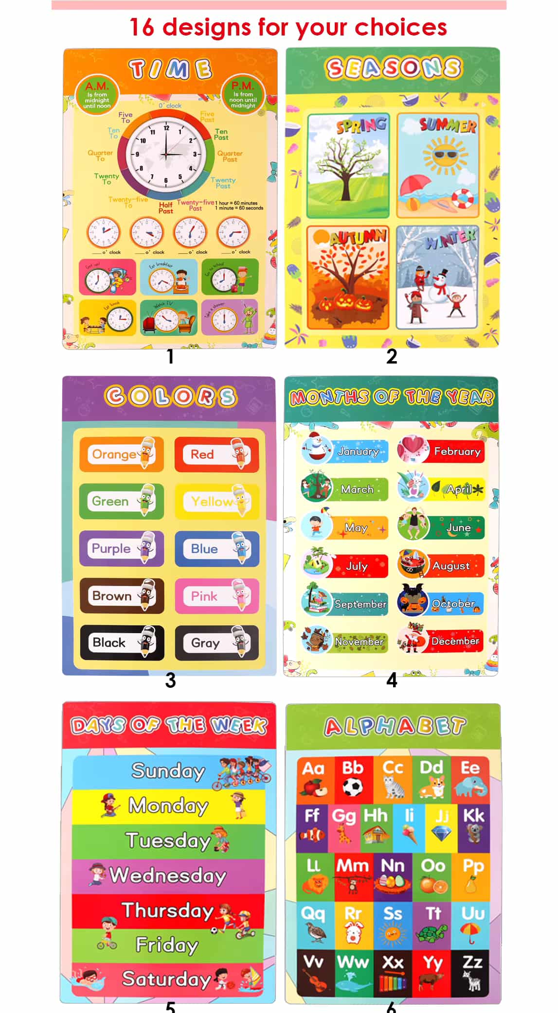 Educational Posters for Preschool