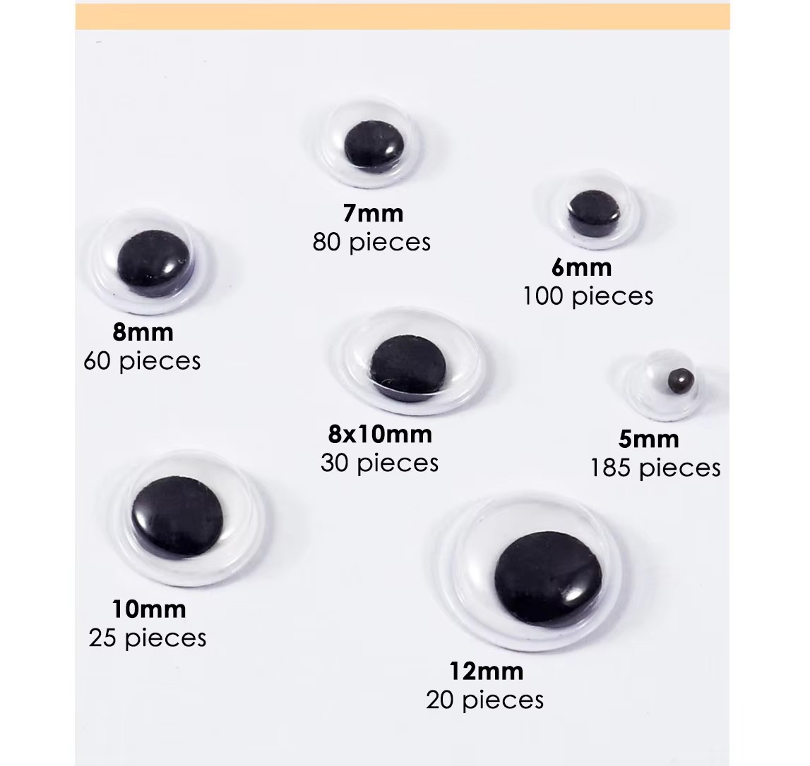 Craft sticky wiggle eyes