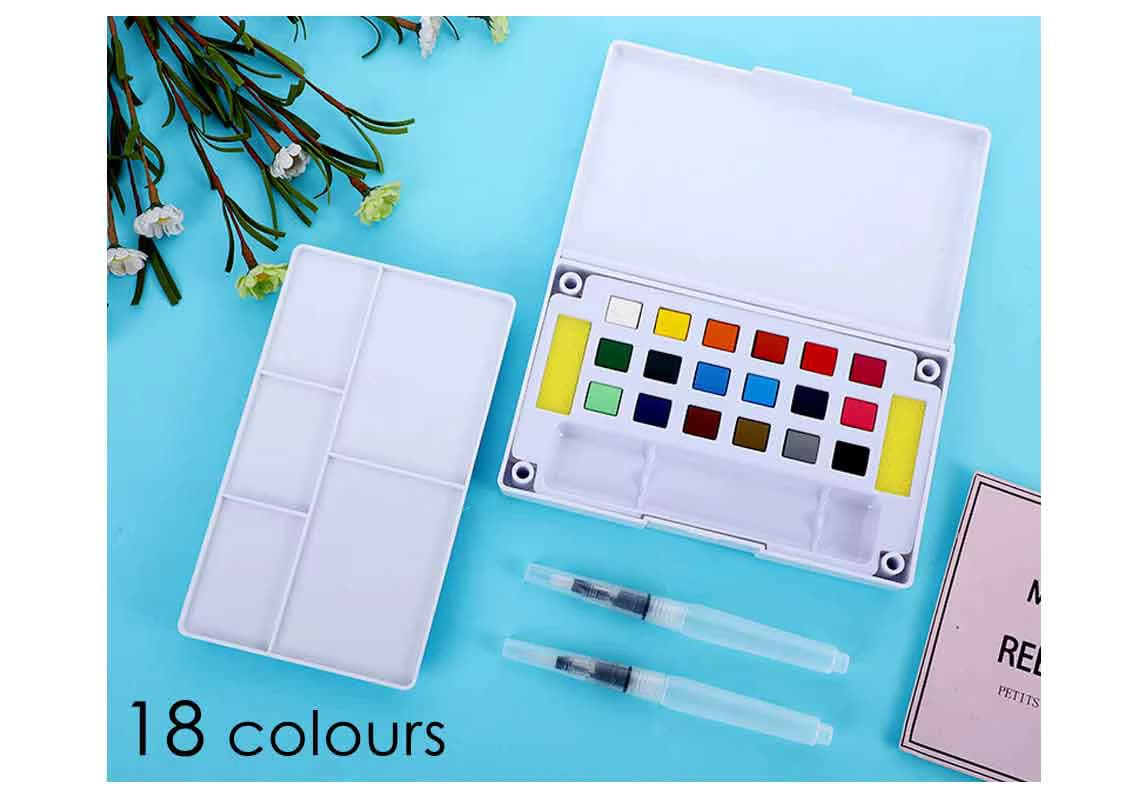 Japenese Quality Solid Watercolor Paint Set