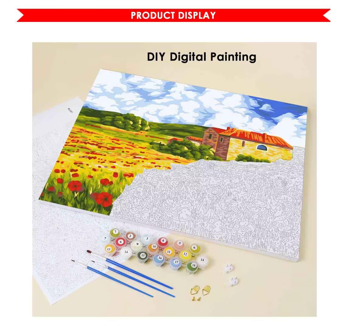 DIY paint by numbers 