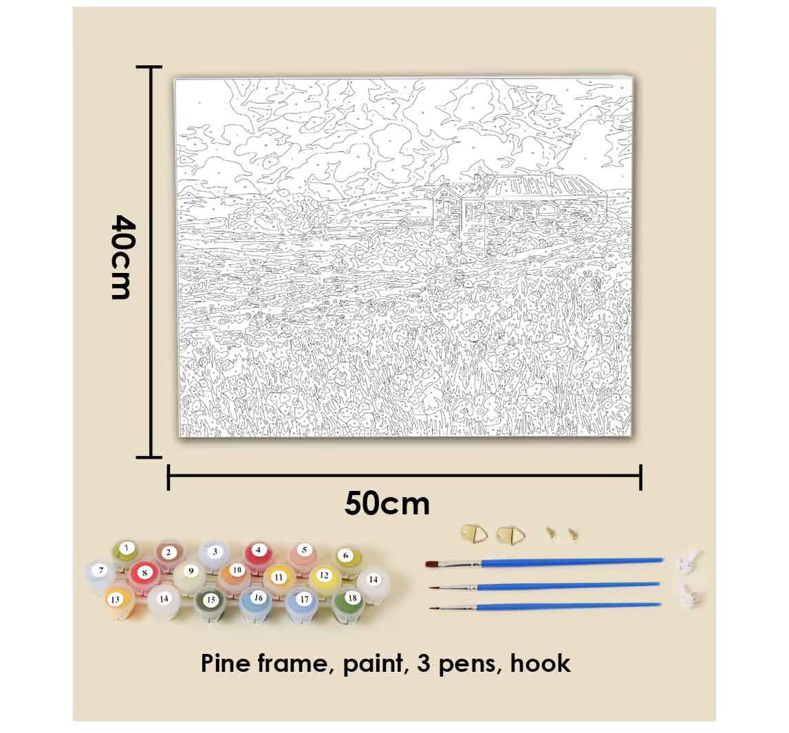 Non-Toxic DIY Paint By Numbers