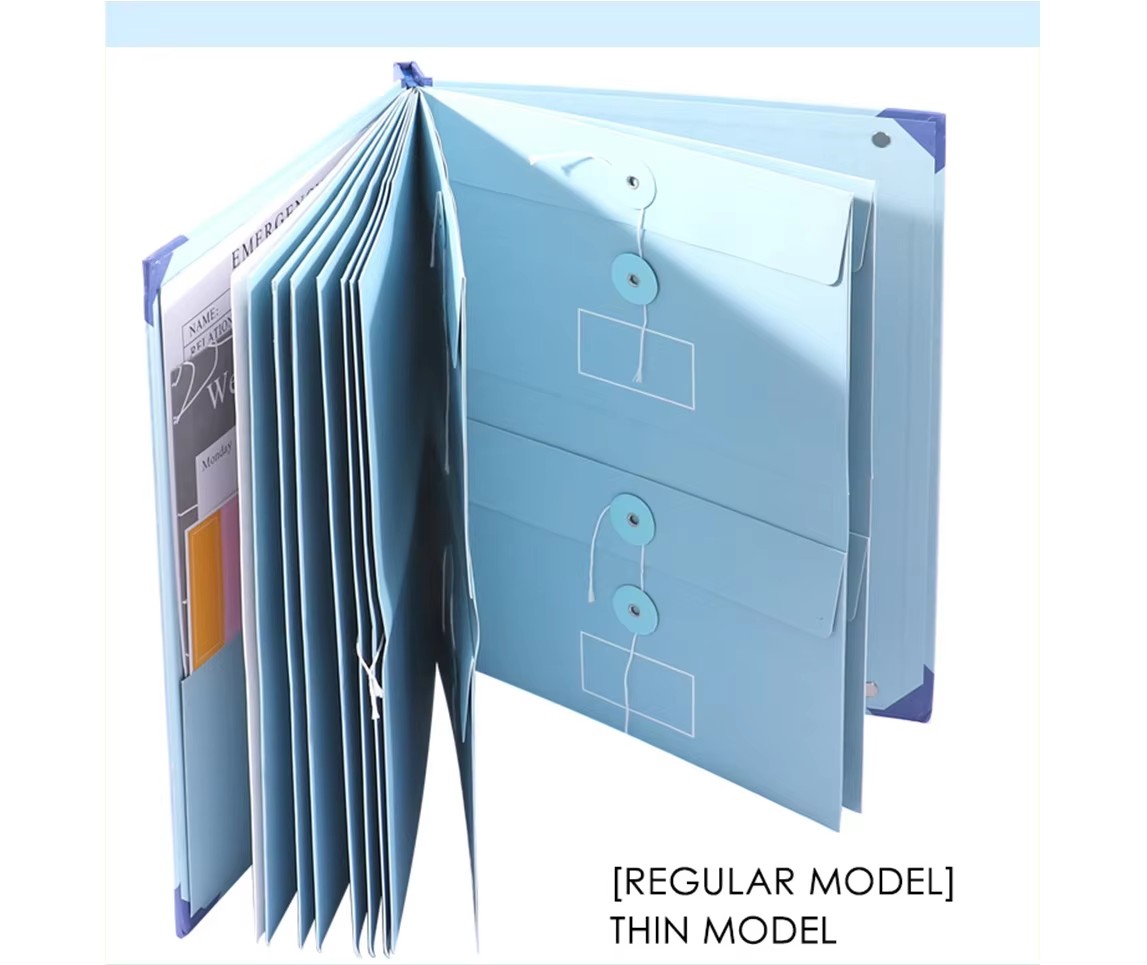Paper pocket file bag