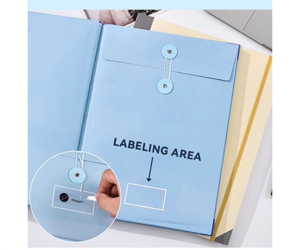 Organizing Bag with Stickers