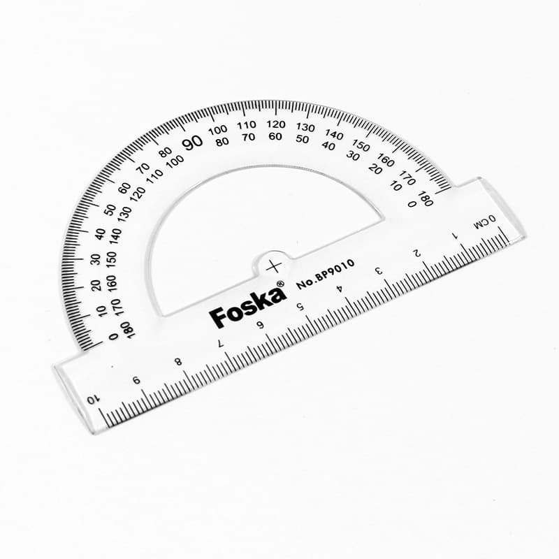 plastic protractor ruler