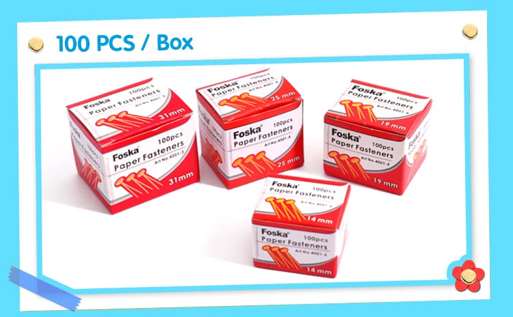 Paper Fasteners for office binding
