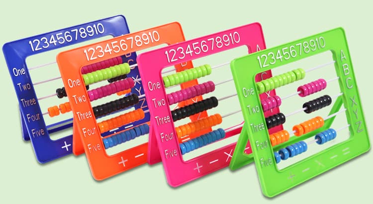 4 Colors Plastic Abacus