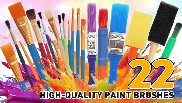 22pcs artist brush
