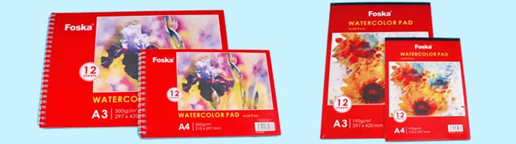 Foska Watercolors Pad