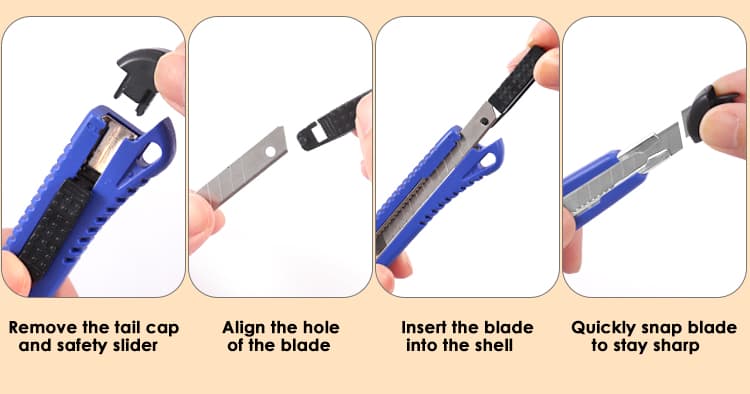 Cutter Knife with Remove Blades