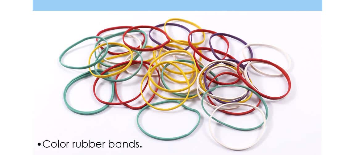 8cm rubber bands