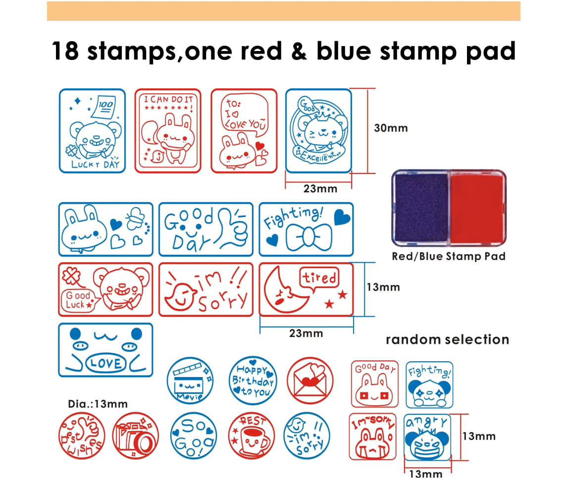 Different Shapes Stamp Set