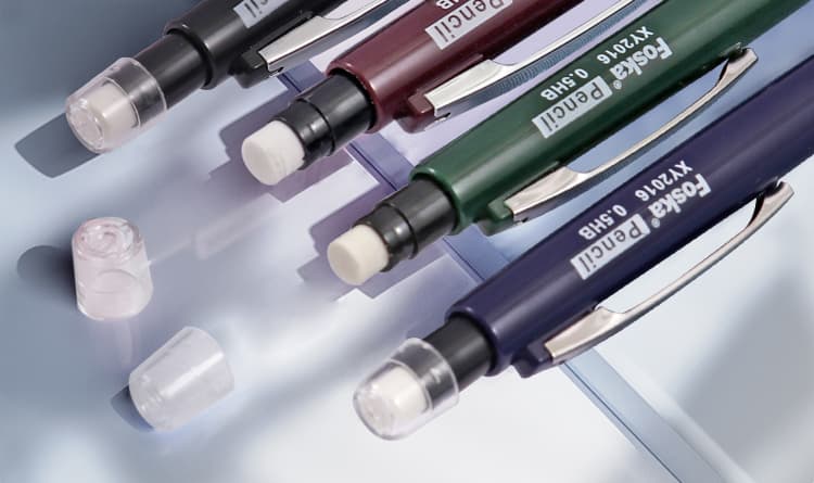 mechanical pencil with eraser