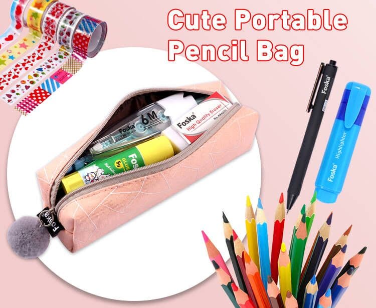 Pink Cute Pencil Bag