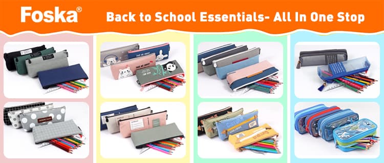 Canvas School Pencil Bag