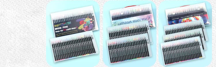 Assorted colors Brush Pens